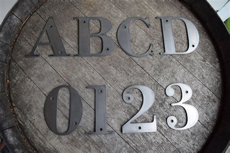 house letters and numbers metal for sale|4 inch metal house letters.